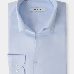 Chemise col capri - Bleu ciel