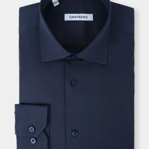 Chemise col français - Confort - Marine