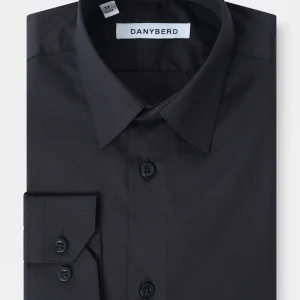 Chemise ENFANT - Col couture - Noir