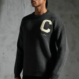 Pull Ikao Lettre C Style Universitaire