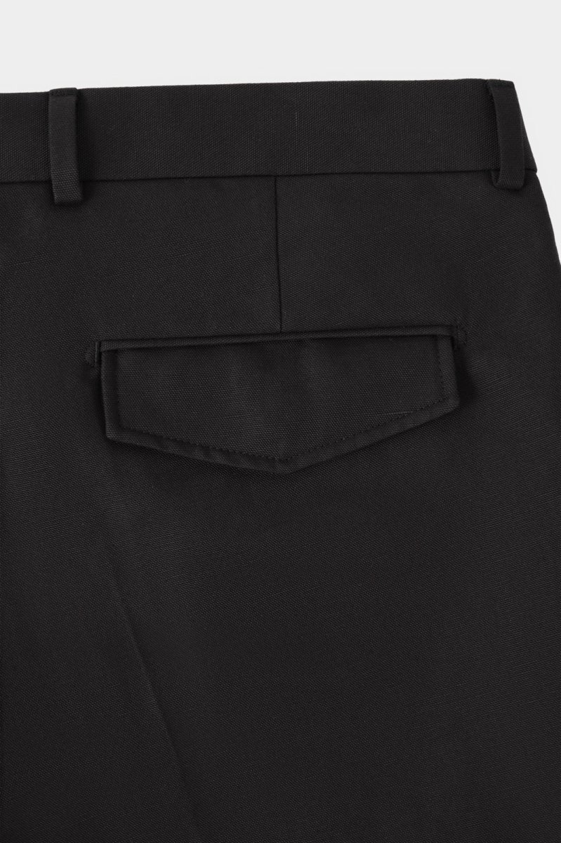 Pantalon coton et lin - Noir – Image 6