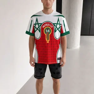 T-shirt Néoprène Morocco 18 – Esprit streetwear et inspiration sportive