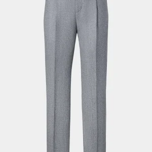Pantalon à pinces oversize - Gris pied de poule