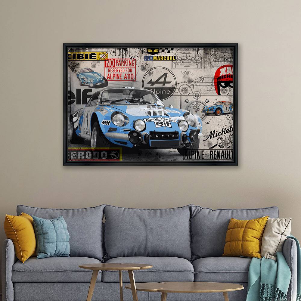 Cadre Alpine Renault Rubix 88×128 cm – Image 3