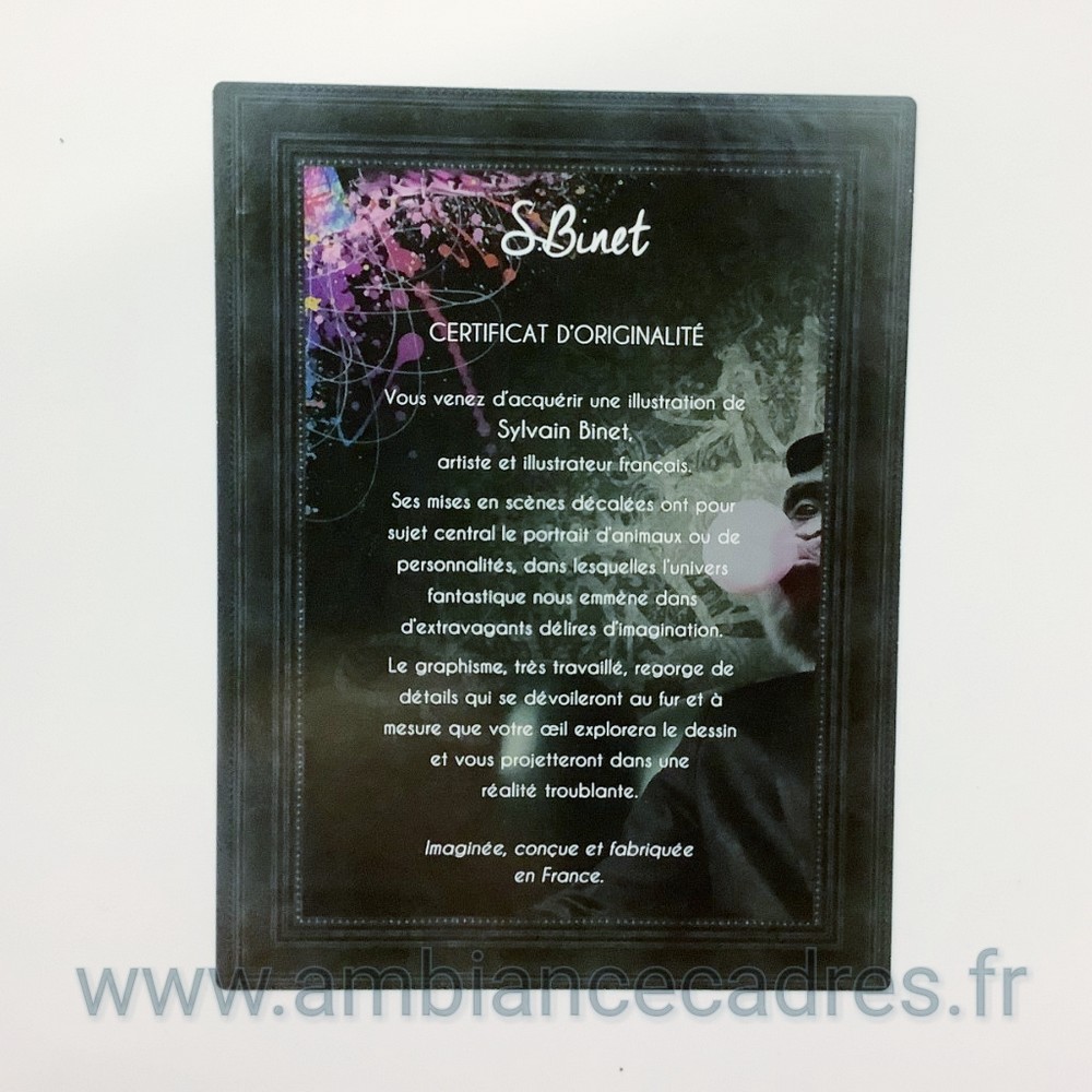 Cadre Sylvain Binet Requin Luxury 113x113cm – Image 7