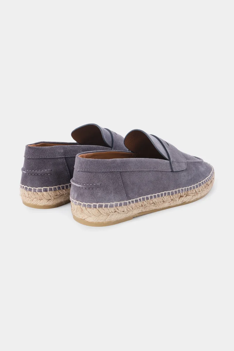 Espadrille en peau - Grise – Image 4