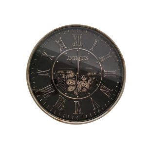 Horloge Antiques avec Engrenage en Métal Ø60cm