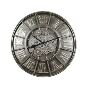 Horloge Décorative Engrenage en Métal Ø80cm