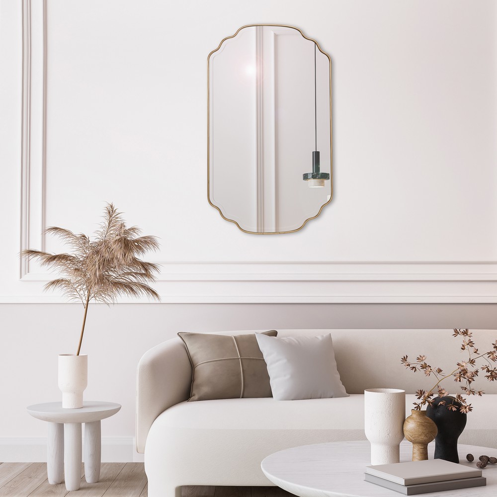 Miroir Rainure Adèle Doré EXCLU WEB & FRANCE 60cmx100cm – Image 3