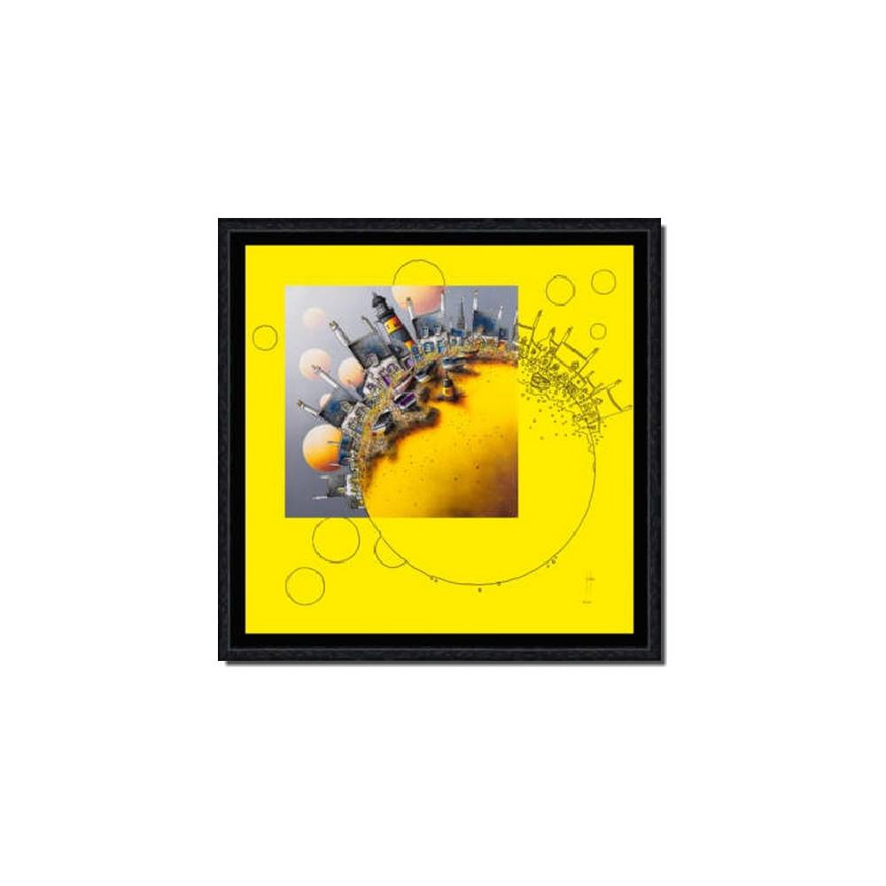 Tableau Melen Jaune Alain Coadou – Image 3