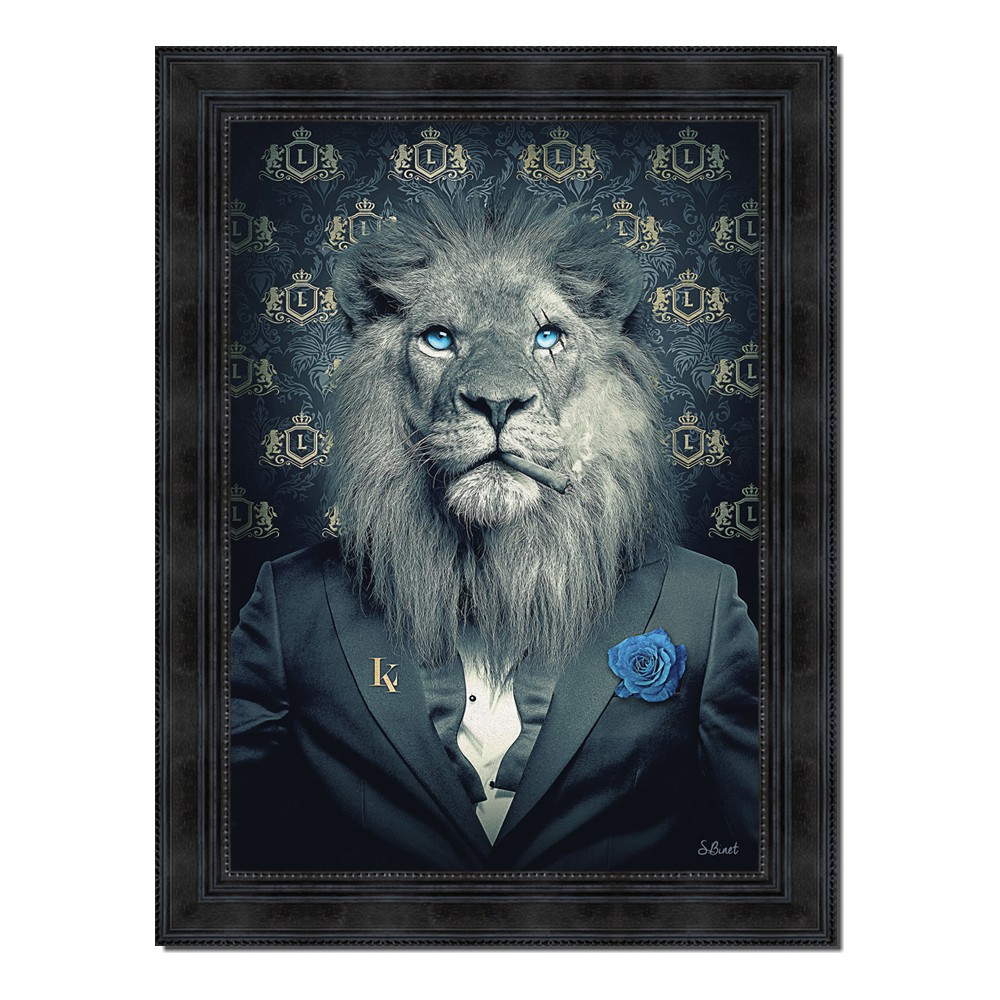 Tableau Lion Fashion Sylvain Binet