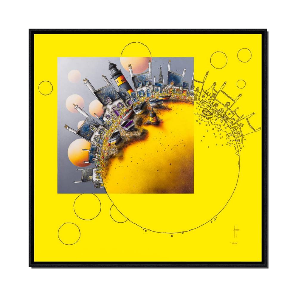Tableau Melen Jaune Alain Coadou – Image 2